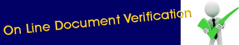 On Line Document Verification